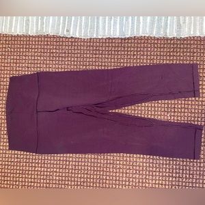 23” maroon lululemon align leggings